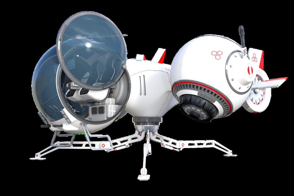 space glider, spaceship, oblivan